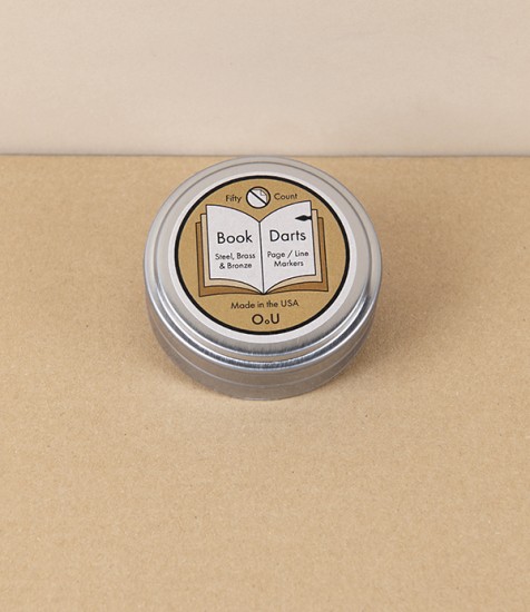 Book Darts, Tin of 50, in Steel, Brass & Bronze