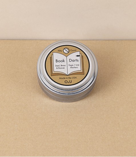 Book Darts, Tin of 50, in Steel, Brass & Bronze
