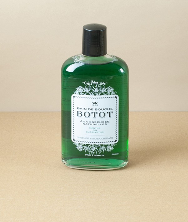 Botot Eau de Bouche mouthwash, Mint, Pine & Eucalyptus