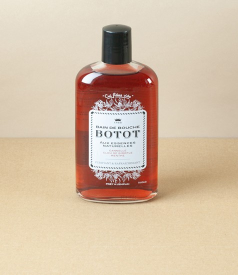 Botot Eau de Bouche mouthwash, Cinnamon, Clove & Mint