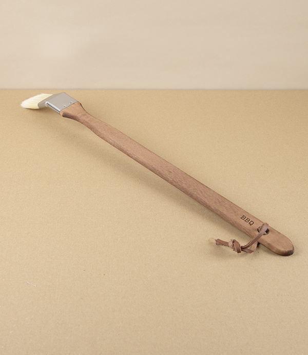 Barbecue or Grill Basting Brush, Pig Bristle & Beechwood 