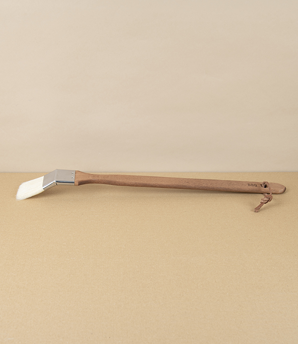 Barbecue or Grill Basting Brush, Pig Bristle & Beechwood 