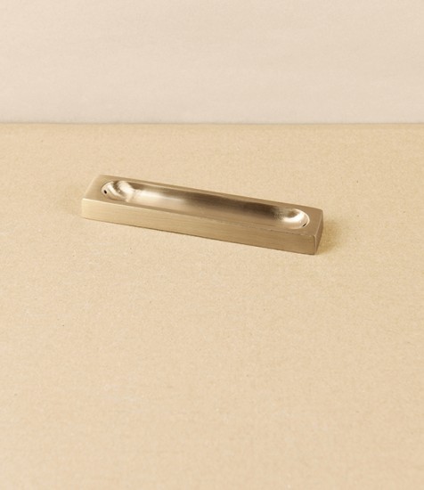 Rectangular Brass Incense Holder for Stick Incense