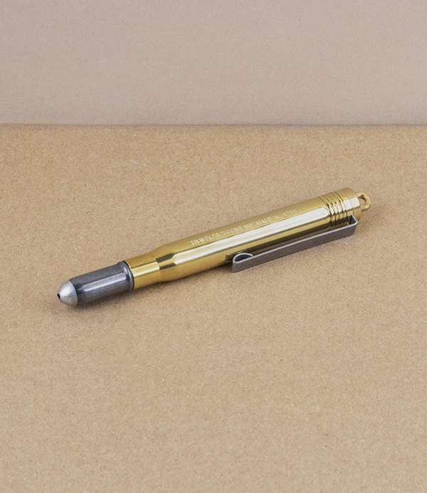 Japanese pocket ball-pen, brass