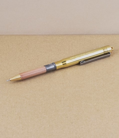 Japanese pocket ball-pen, brass