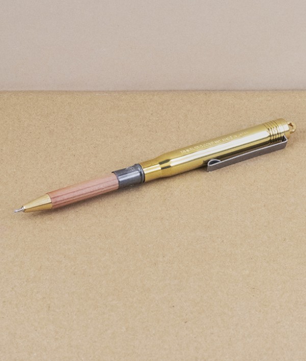 Japanese pocket ball-pen, brass