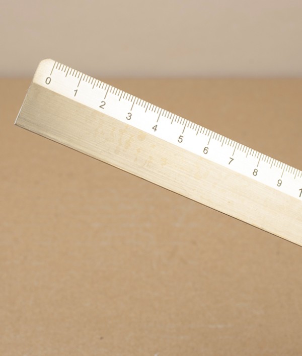 German brass ruler, 15cm