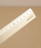 German brass ruler, 15cm