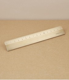German brass ruler, 15cm