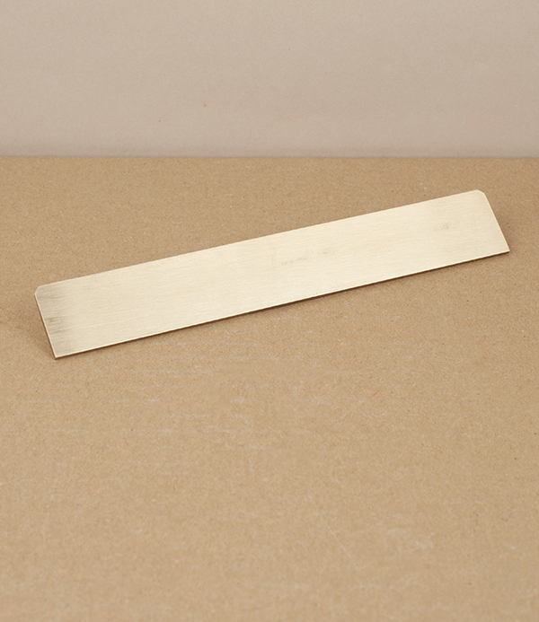 German brass ruler, 15cm