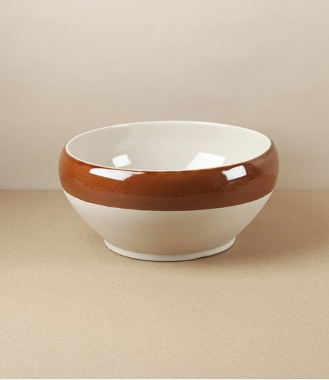 Poterie Digoin Traditional Breton Bowl, 2.3l