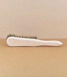 Clothes brush, natural bristle, English