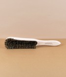 Clothes brush, natural bristle, English