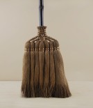 Japanese Seven-Bundle Shuro Broom, Copper Binding
