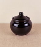 Stoke Red Ware sugar pot