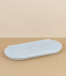 Soap and brush stand, cast concrete