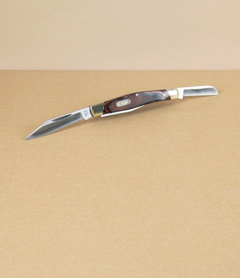 Triple Bladed Rosewood Pocket Knife, Buck Stockman