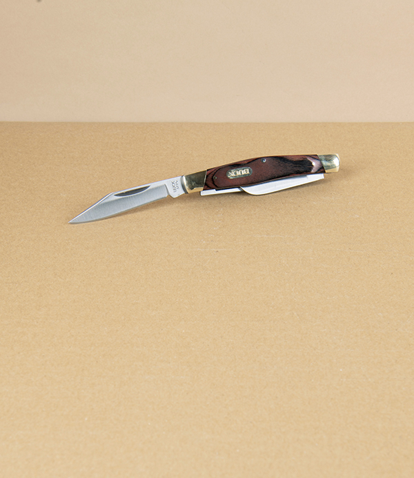 Triple Bladed Rosewood Pocket Knife, Buck Stockman