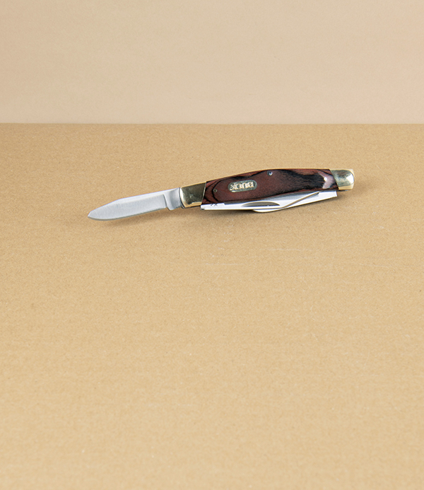 Triple Bladed Rosewood Pocket Knife, Buck Stockman