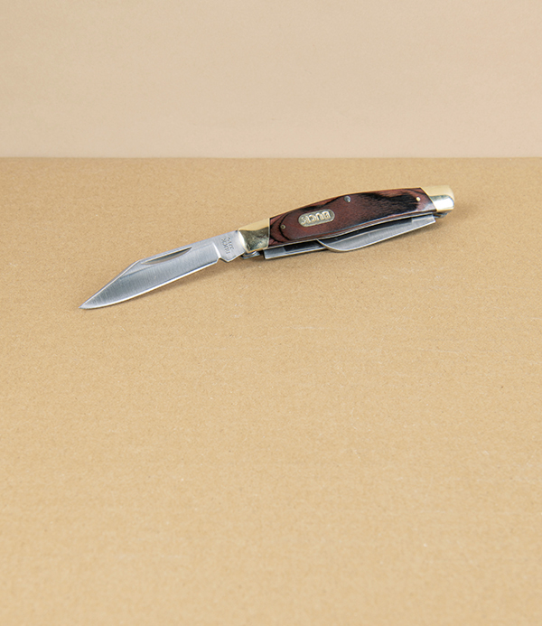 Triple Bladed Rosewood Pocket Knife, Buck Stockman