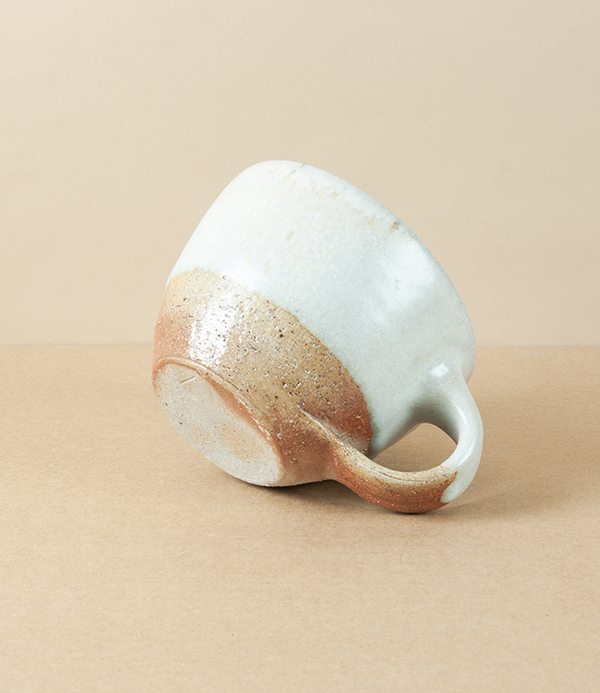 Joseph Bull Wood-Fired Stoneware Flared Mug, Walnut Ash