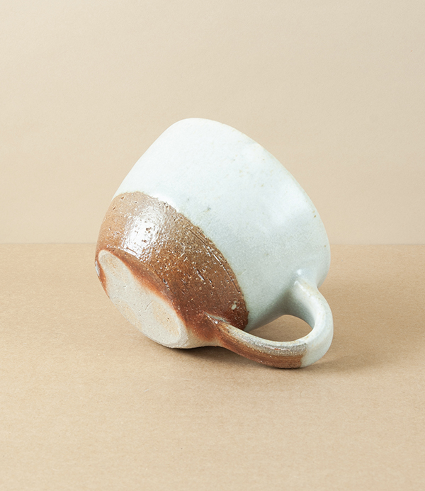 Joseph Bull Wood-Fired Stoneware Flared Mug, Walnut Ash