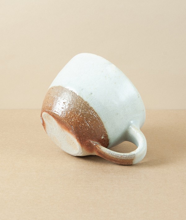 Joseph Bull Wood-Fired Stoneware Flared Mug, Walnut Ash