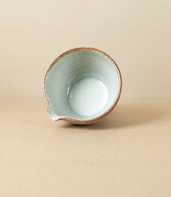 Joseph Bull Wood-Fired Stoneware Katakuchi, Walnut Ash
