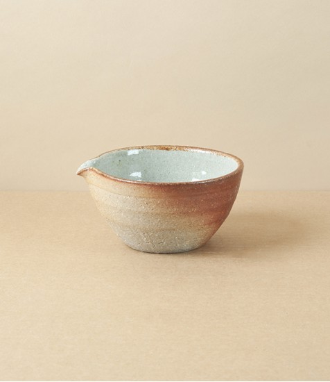 Joseph Bull Wood-Fired Stoneware Katakuchi, Walnut Ash