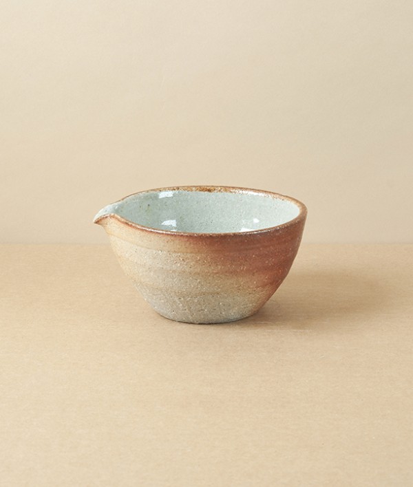 Joseph Bull Wood-Fired Stoneware Katakuchi, Walnut Ash