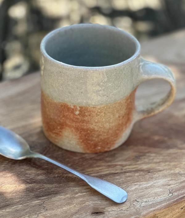 Joseph Bull Wood-Fired Stoneware Mug, Walnut Ash