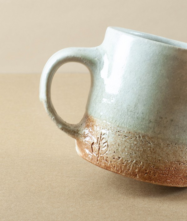 Joseph Bull Wood-Fired Stoneware Mug, Walnut Ash