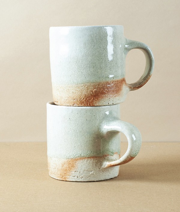 Joseph Bull Wood-Fired Stoneware Mug, Walnut Ash