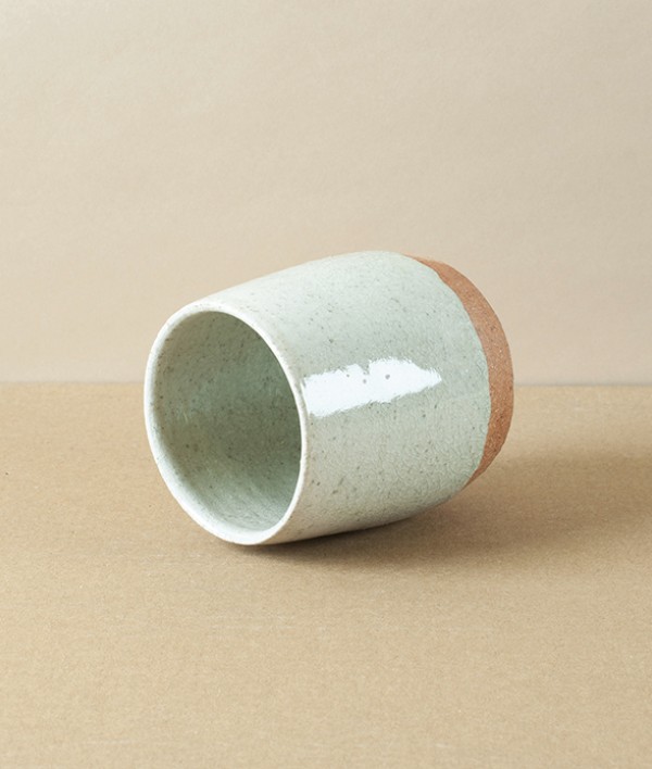 Joseph Bull Wood-Fired Stoneware Yunomi, Full Glaze