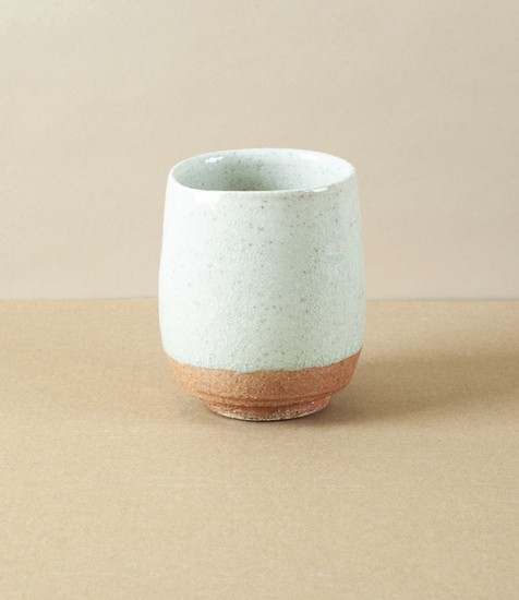 Joseph Bull Wood-Fired Stoneware Yunomi, Full Glaze