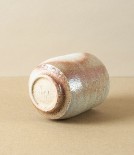 Joseph Bull Wood-Fired Stoneware Yunomi, Half Glaze