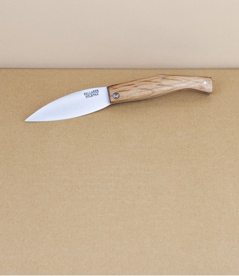 Pallares Busa Folding Knife, Holm Oak, Carbon