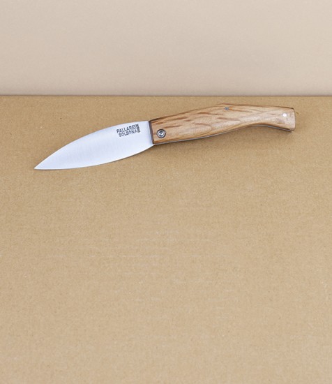 Pallares Busa Folding Knife, Holm Oak, Stainless