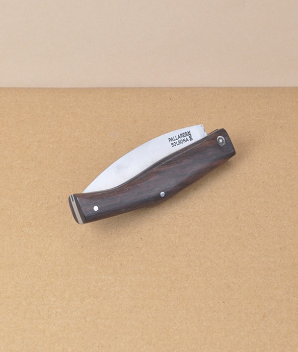 Pallares Busa Folding Knife, Rosewood, Stainless