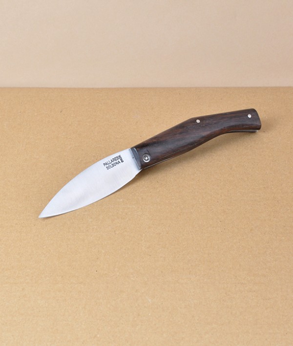 Pallares Busa Folding Knife, Rosewood, Stainless