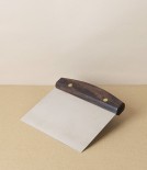 Lamson Dough Scraper with Walnut Handle, 4” by 6”