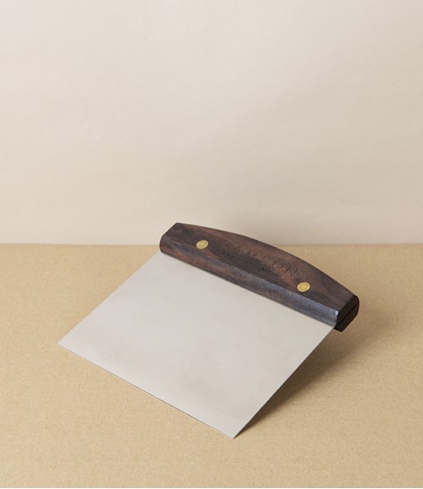 Lamson Dough Scraper with Walnut Handle, 4” by 6”