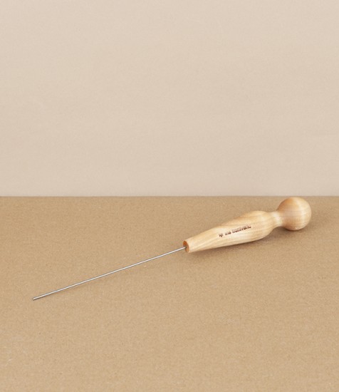 Cake Tester, oiled birch & stainless steel