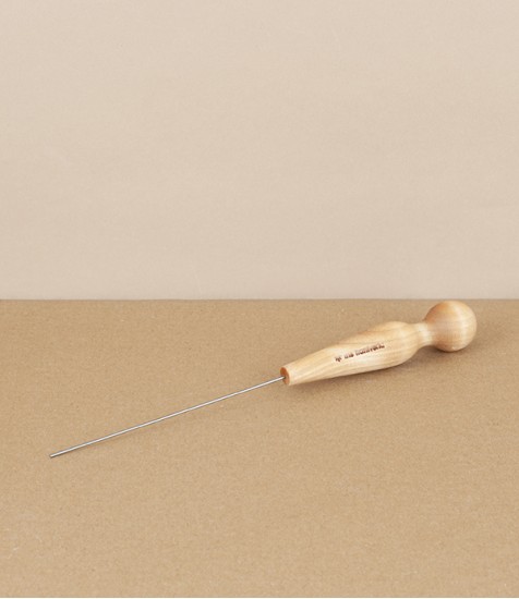 Cake Tester, oiled birch & stainless steel