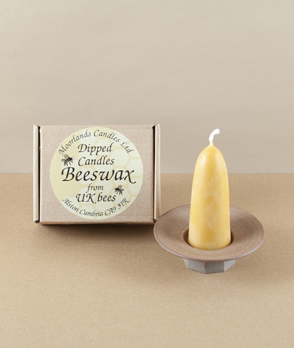 Beeswax Candles & Symy Ong Candle Holder gift set