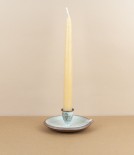 Symy Ong Candlestick Holder with Lug Handle, White