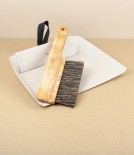 Swedish Flat Table Brush, Oiled Maple & Horse Hair