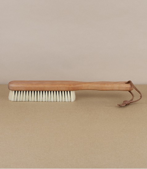 Cashmere and Fine Clothes Brush, Pear Wood