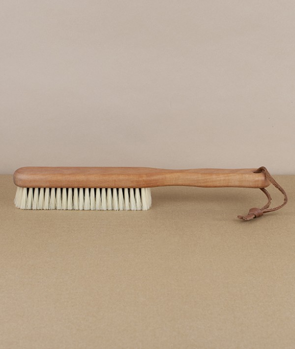 Cashmere and Fine Clothes Brush, Pear Wood