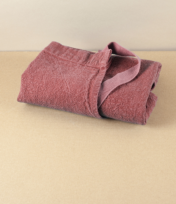 French Washed Linen & Cotton Apron, Brique